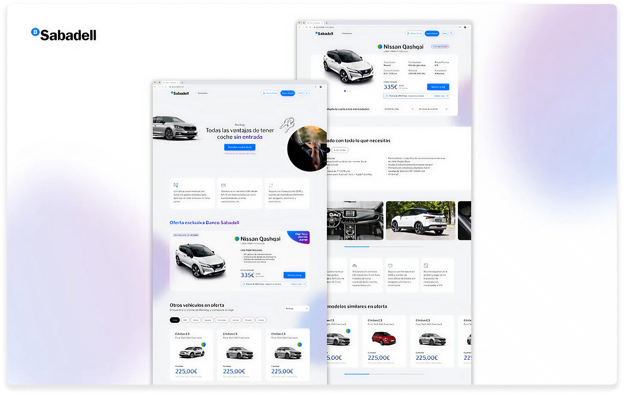 Retail web content layout