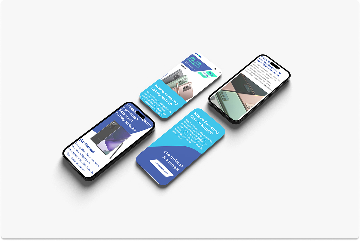 Wivai mobile experience - product discovery