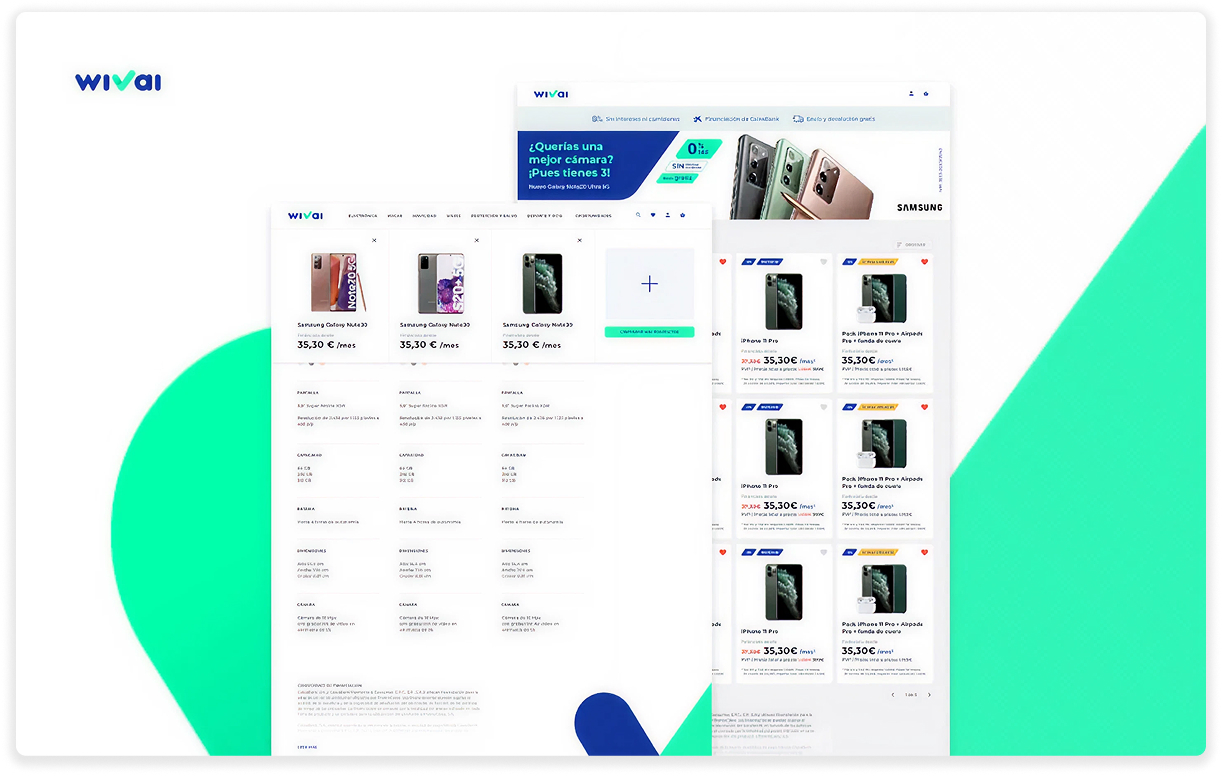 Wivai desktop checkout